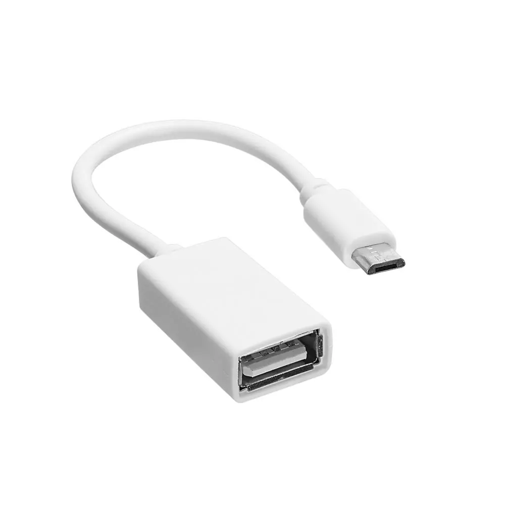 Hytech HY-X110 Beyaz USB F to MicroUSB M OTG Çevirici 1