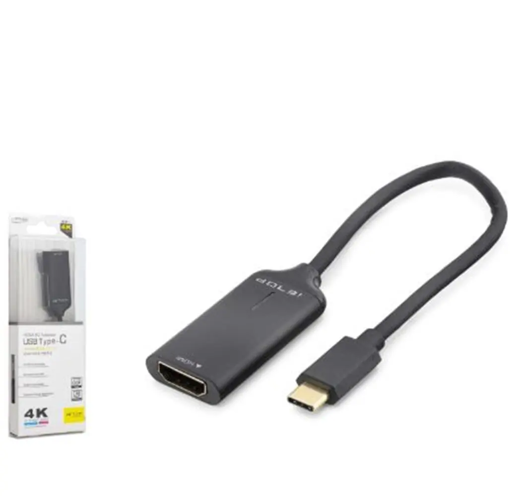 iETOP HDX7898 Type-C to HDMI Görüntü Dönüştürücü 4K 30Hz 20 cm Siyah