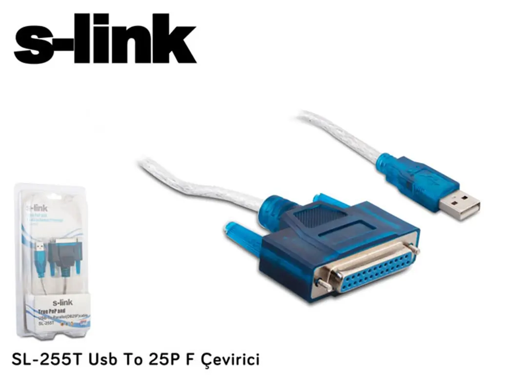 S-link SL-255T Usb To 25P F Çevirici 1