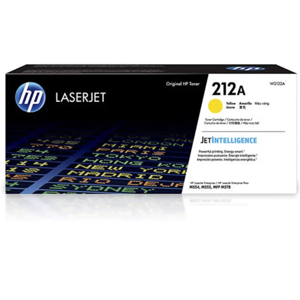 Hp 212A Yellow Sarı 4.500 Sayfa Toner W2122A 1