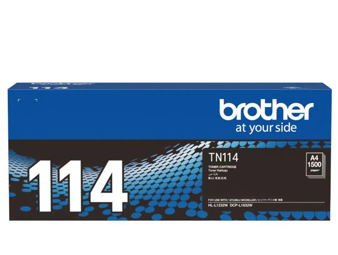Brother TN-114 1.500 Sayfa Black Siyah Toner HL-L1232W DCP-L1632W 1
