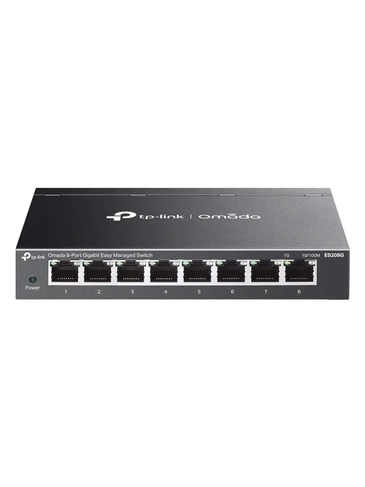 Omada TP-Link ES208G 8 Port 10-100-1000 Mbps Yönetilebilir Switch