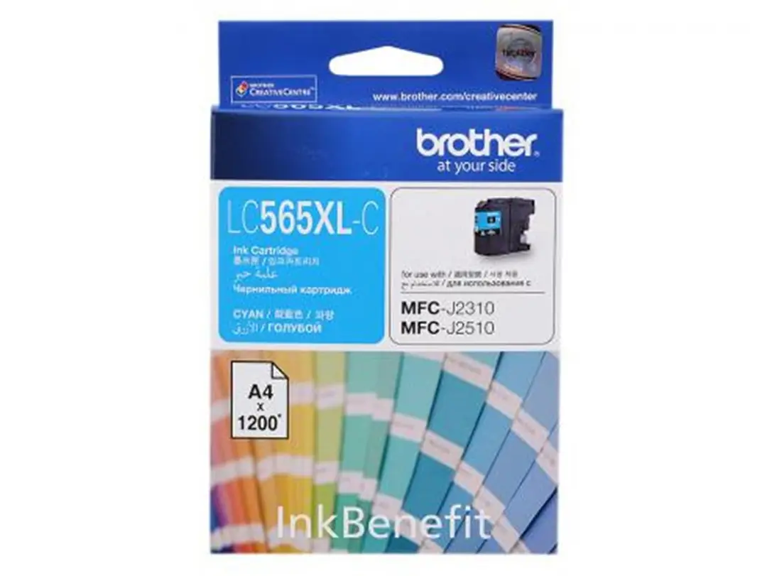Brother LC565XLC Cyan Mavi 1.200 Sayfa Kartuş MFC-J3520-J3720 1