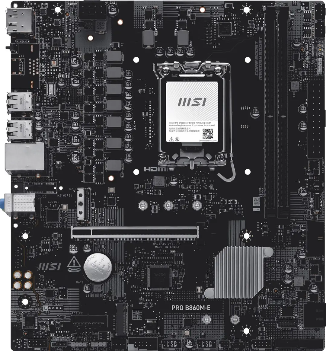 MSI MB PRO B860M-E 1