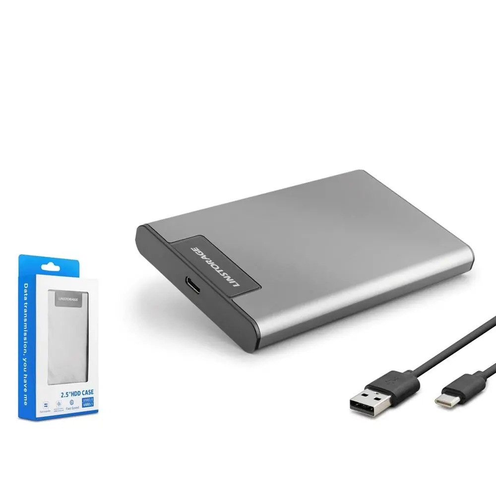 Hadron Hdx1782 2.5" Hdd Kutu Type-C3.1 Alüminyum Rgb