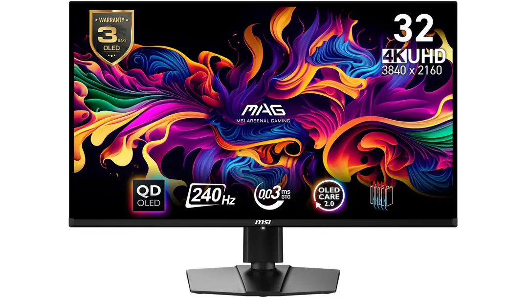 31.5 MSI MAG 321UPX QD-OLED MONITOR