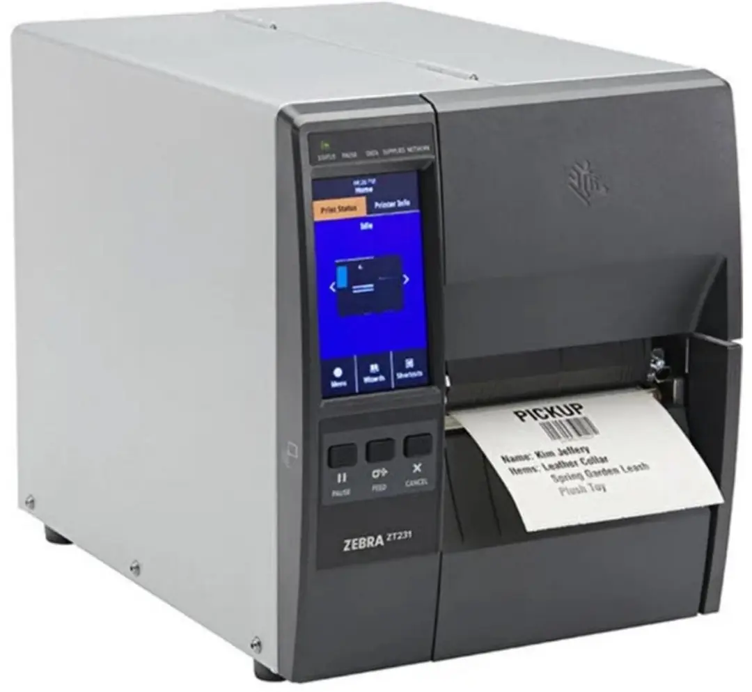 Zebra ZT231T Termal Transfer 203 Dpi Usb, Seri, Ethernet Endüstriyel Barkod Yazıcı