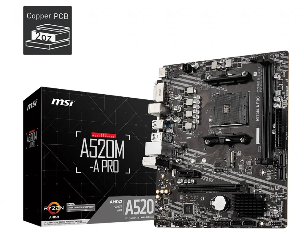MSI MB A520M-A PRO