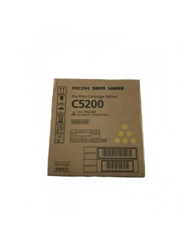 Ricoh C5200Y Yellow Sarı Orjinal Fotokopi Toneri Pro C5200 24.000 Sayfa 1