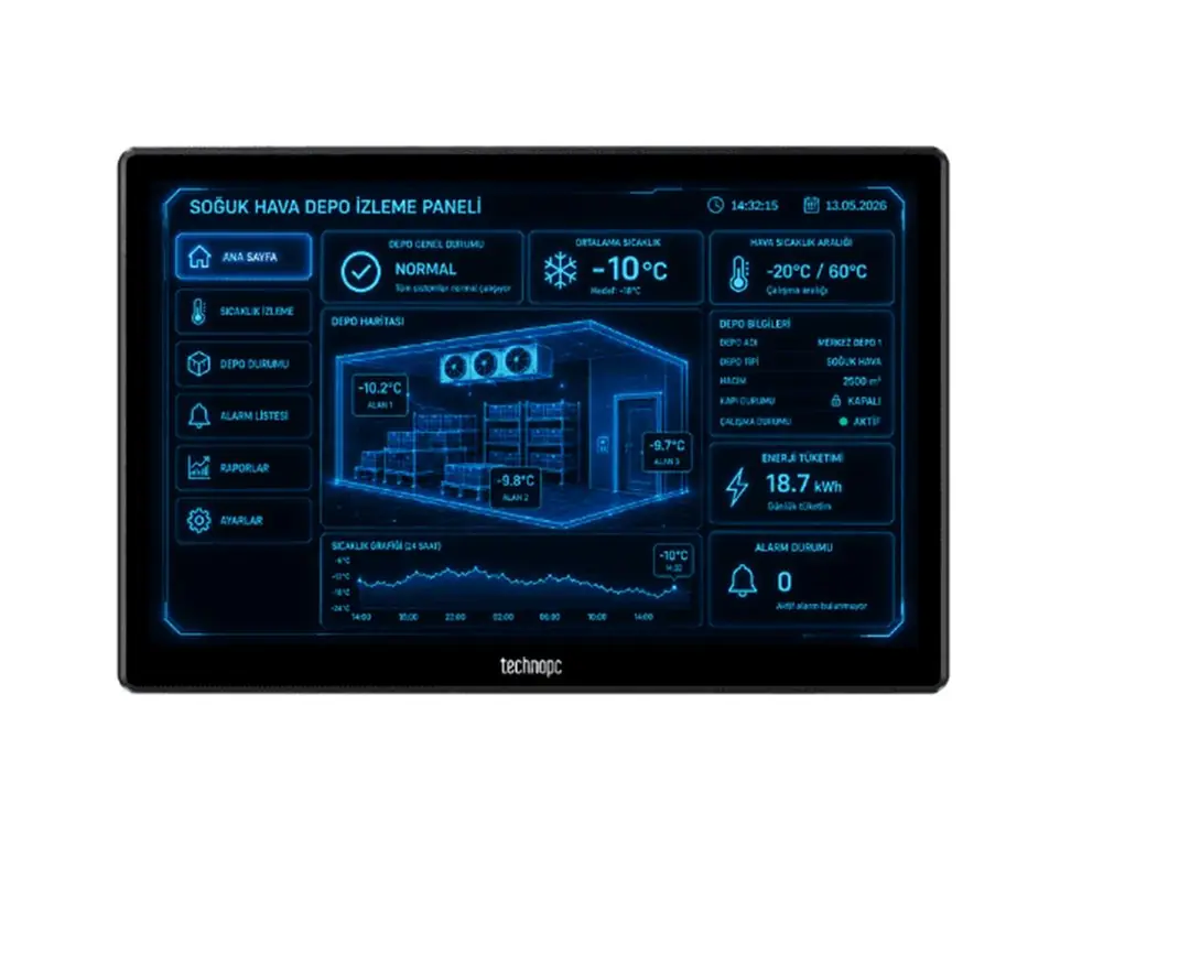 Technopc Unipane PA1520 5" FHD Touch i5-1235U 8GB 128GB 1xHDMI 4xUSB3.0 2xRS232 Fdos TPEPP20F7102
