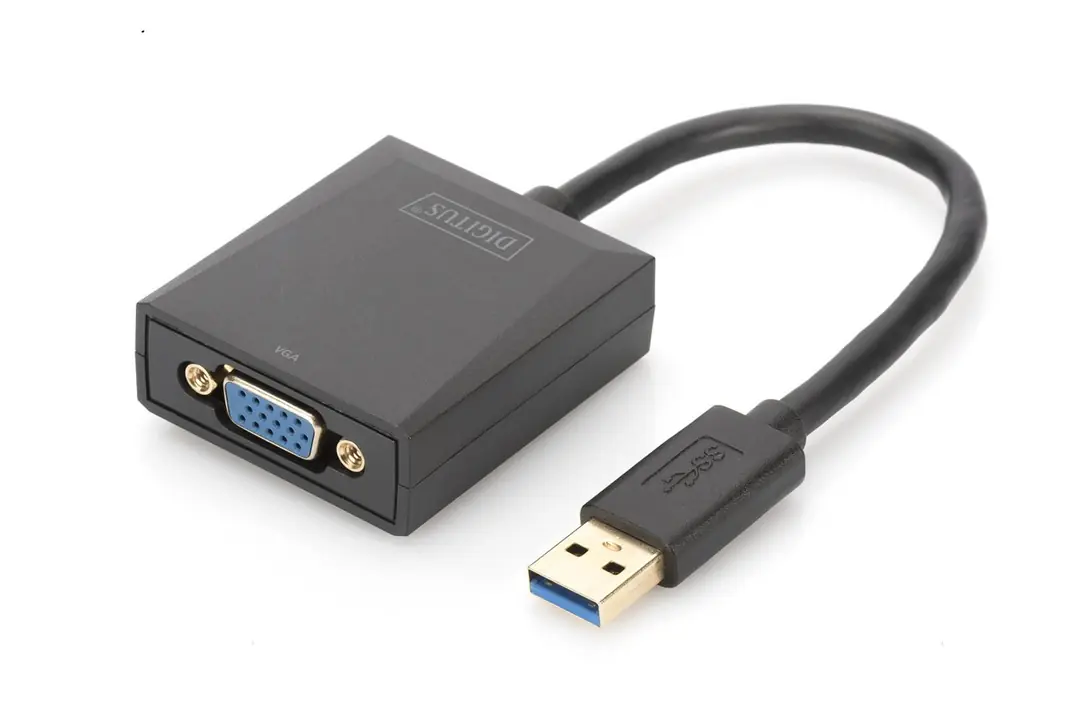 Digitus DA-70840 USB 3.0  -  VGA Grafik AdaptörüGiriş: 1 x USB 3.0 USB-A  1 x VGA (HD15) 1