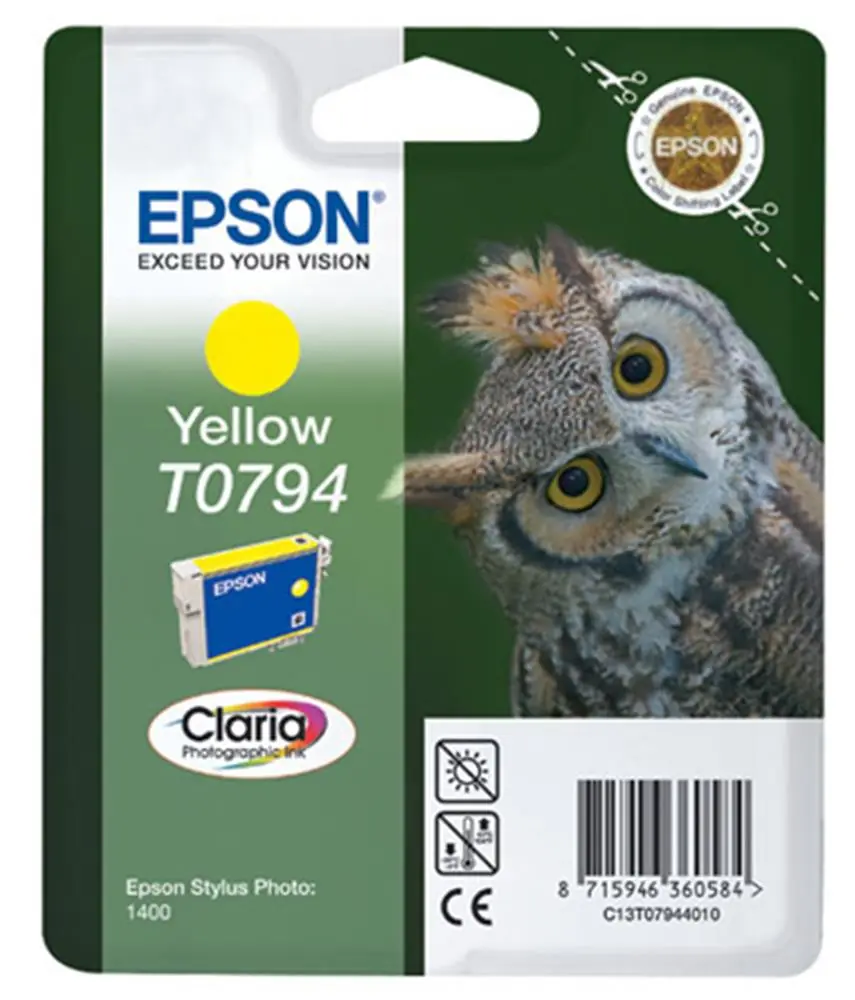 Epson 1400-P50 Yellow Sarı Mürekkep Kartuş T07944020 1
