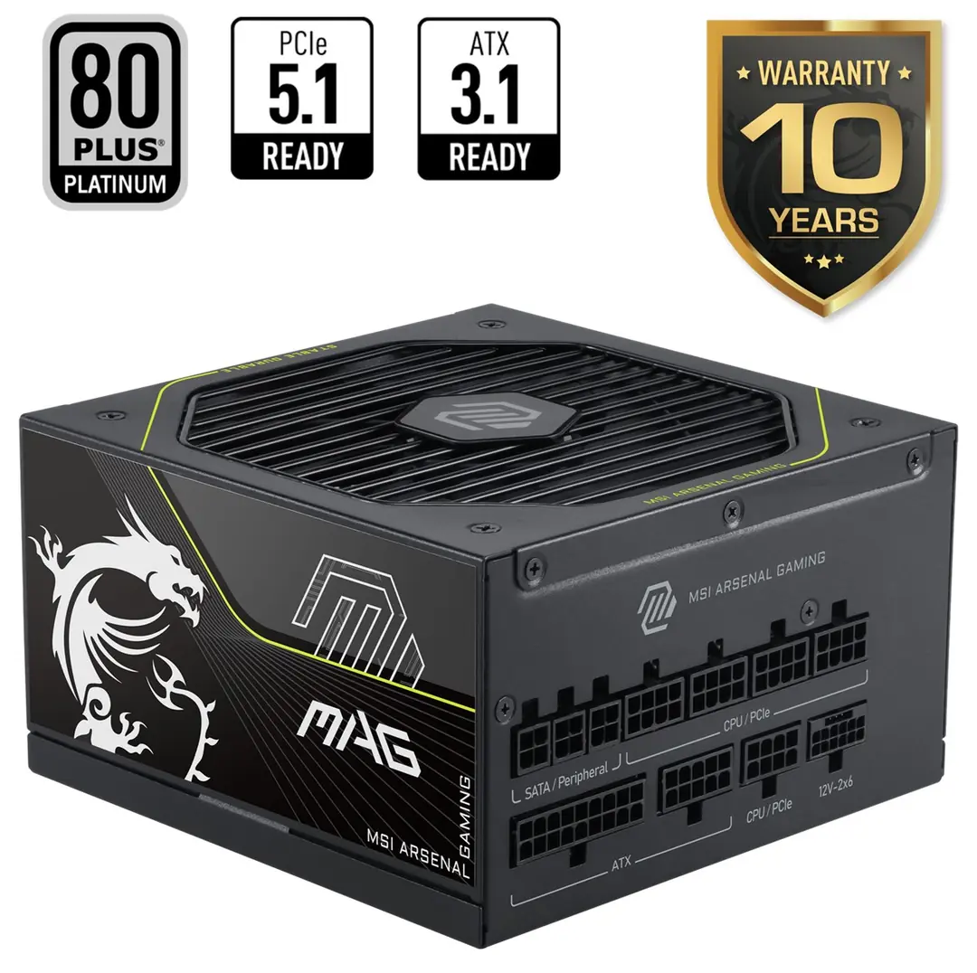 MSI PSU MAG A1200PLS PCIE5