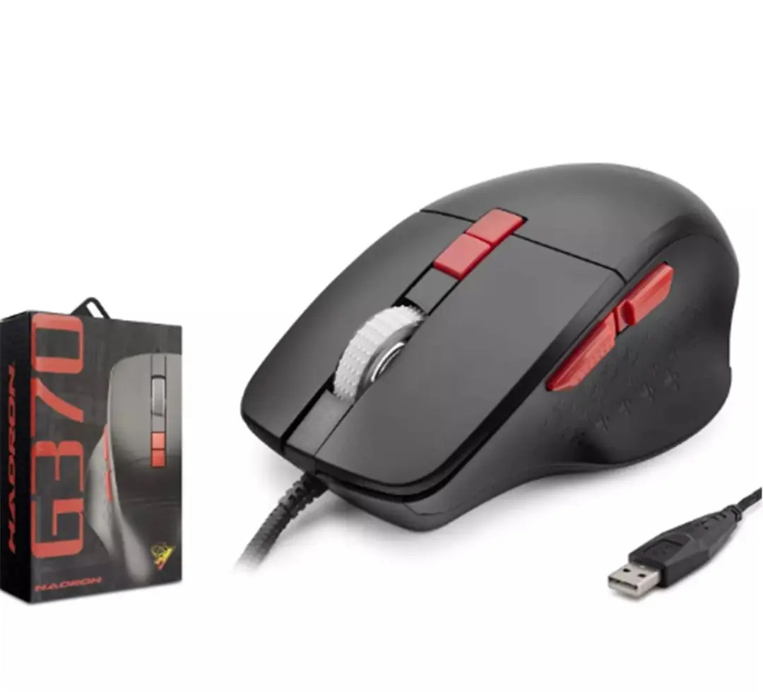 Hadron G370 Rgb 6 Buttons Usb Oyuncu Mouse (1,50cm Kablo Uzunluğu) 1