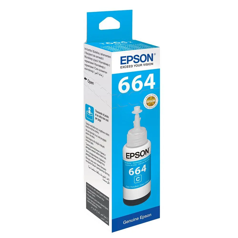 Epson T6642 Cyan Mavi Şişe Mürekkep T66424A 1