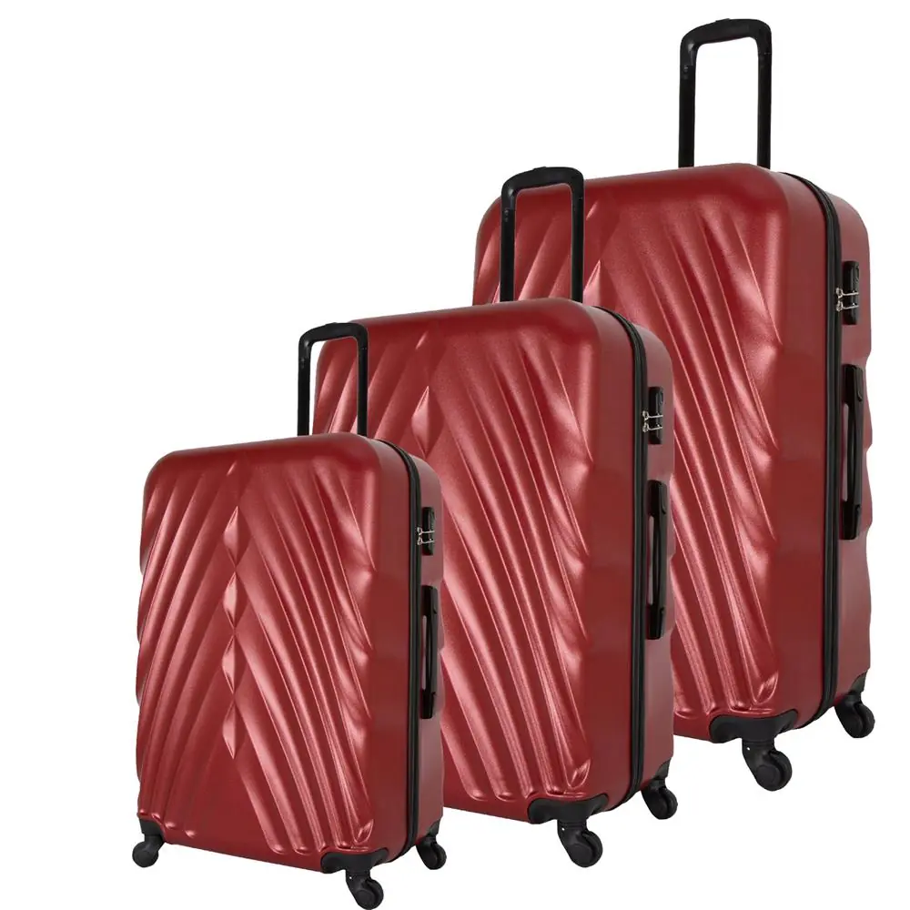 Wexta WX-400 3LÜ Set  Kırmızı Valiz 1