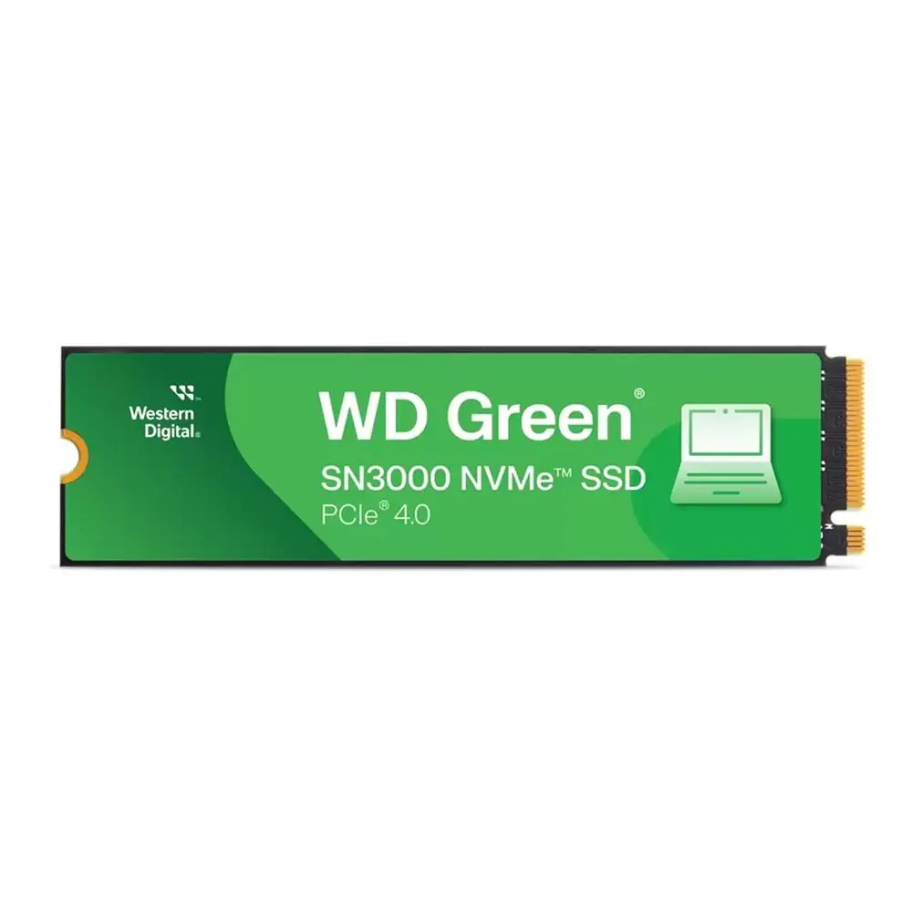Wd 1TB Green SN3000 WDS100T4G0E 5000-4200MB-s PCIe NVMe M.2 SSD Disk