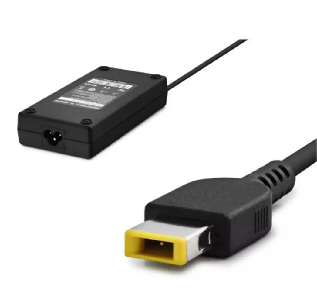 Hadron GXHH2 LENOVO- IBM Uyumlu 20V 8.5A 170W Laptop Adaptörü (Usb Tip Sarı Kare Uç) Siyah 1