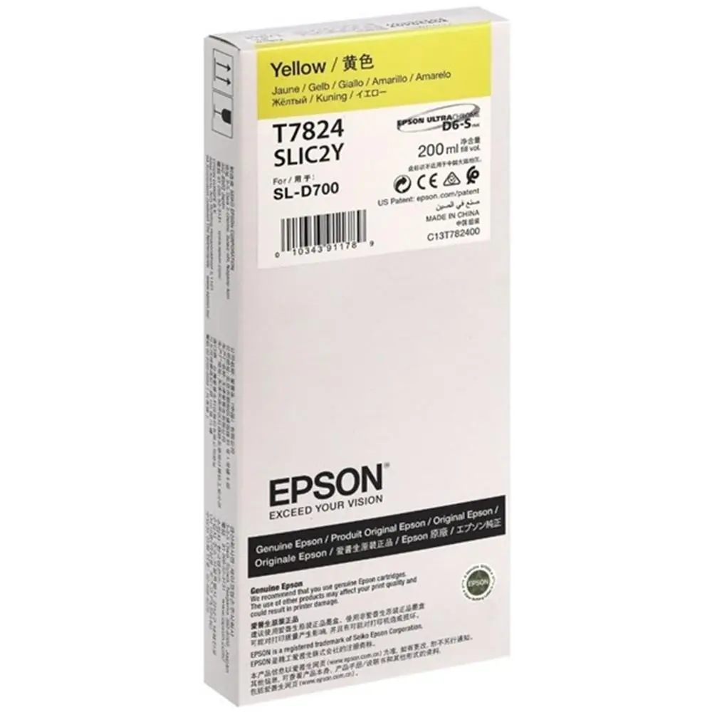 EPSON SURELAB SL-D700 YELLOW MÜREKKEP C13T78240N