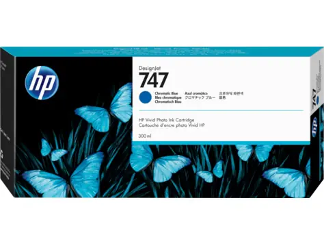 HP 747 300 ML KROMATIK MAVI 1