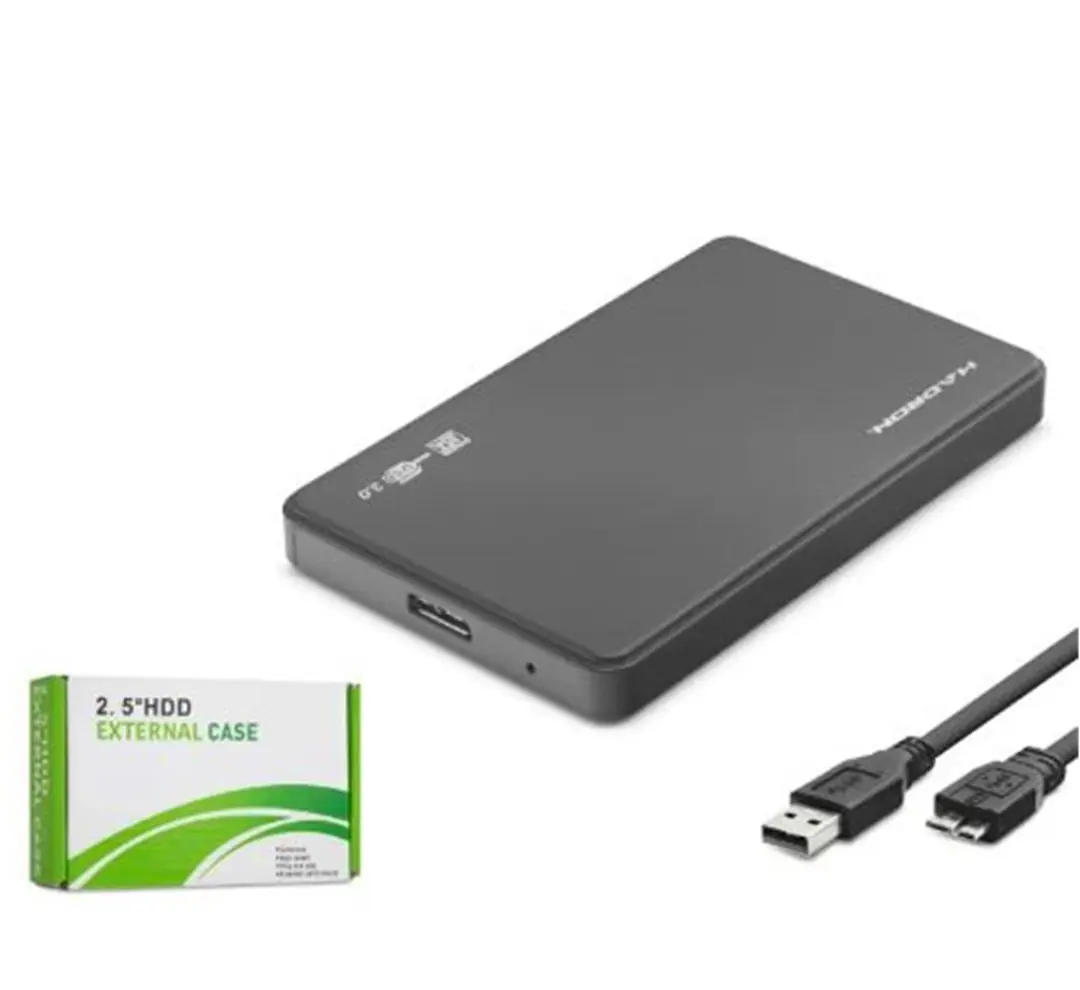 HADRON HDX1752S 2.5 İnç SATA HDD-SSD Harici Disk Kutusu USB 3.0 Micro-B - Siyah