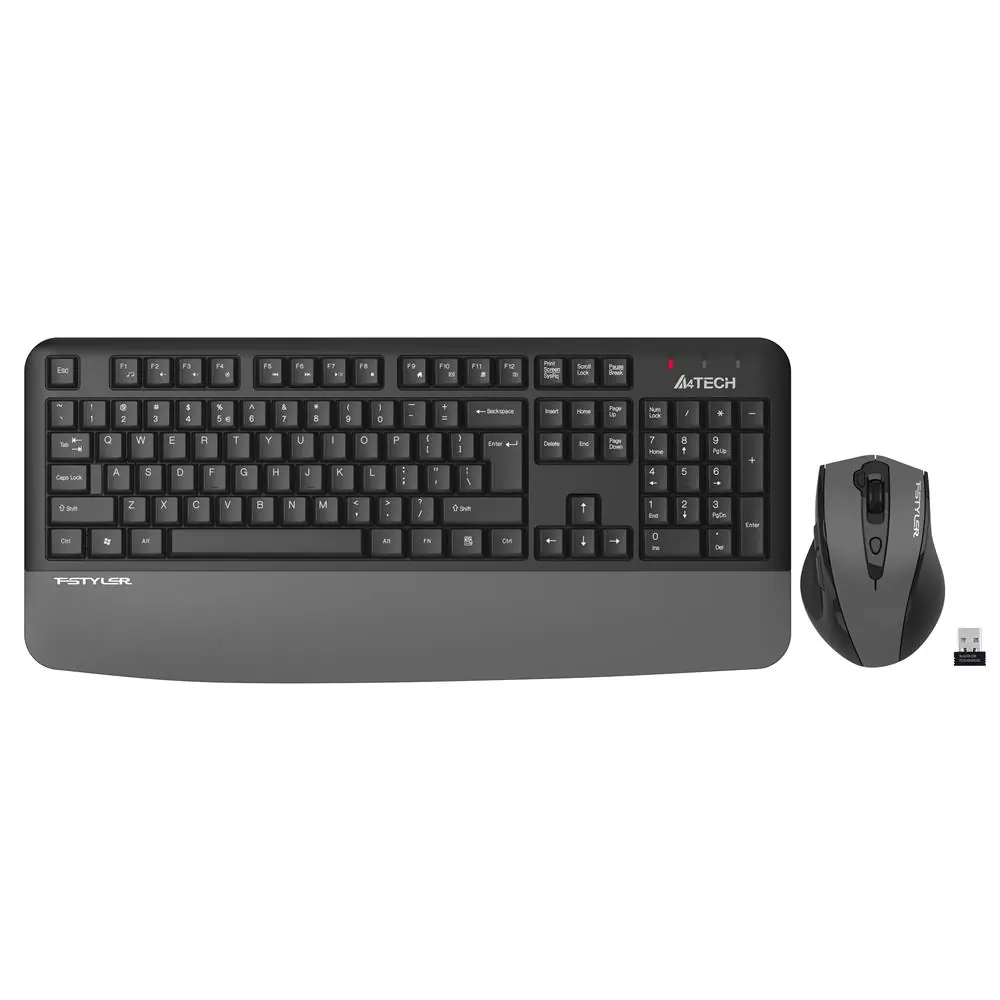 A4 Tech FG2500S Gri Plus 2.4GHz FN-MM Türkçe Q 3200DPI Klavye & Mouse Set 1