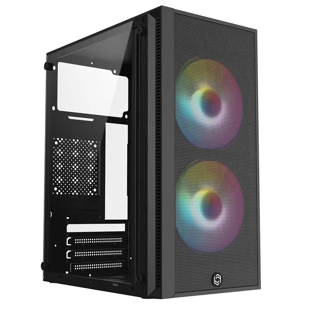 Frisby FC-8970G Mini Tower Gaming Kasa (300W) 2 x 120mm Rainbow Fan 1