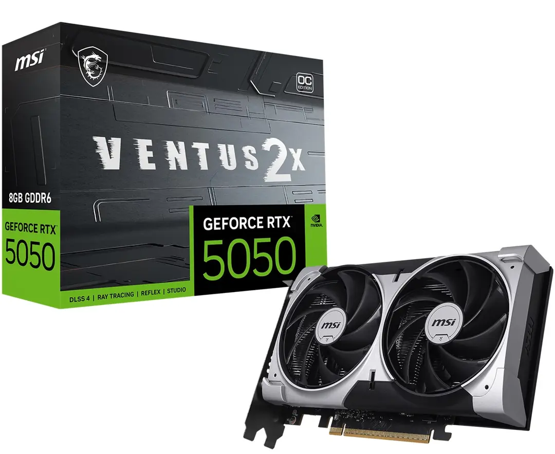 MSI VGA GEFORCE RTX 5050 8G VENTUS 2X OC