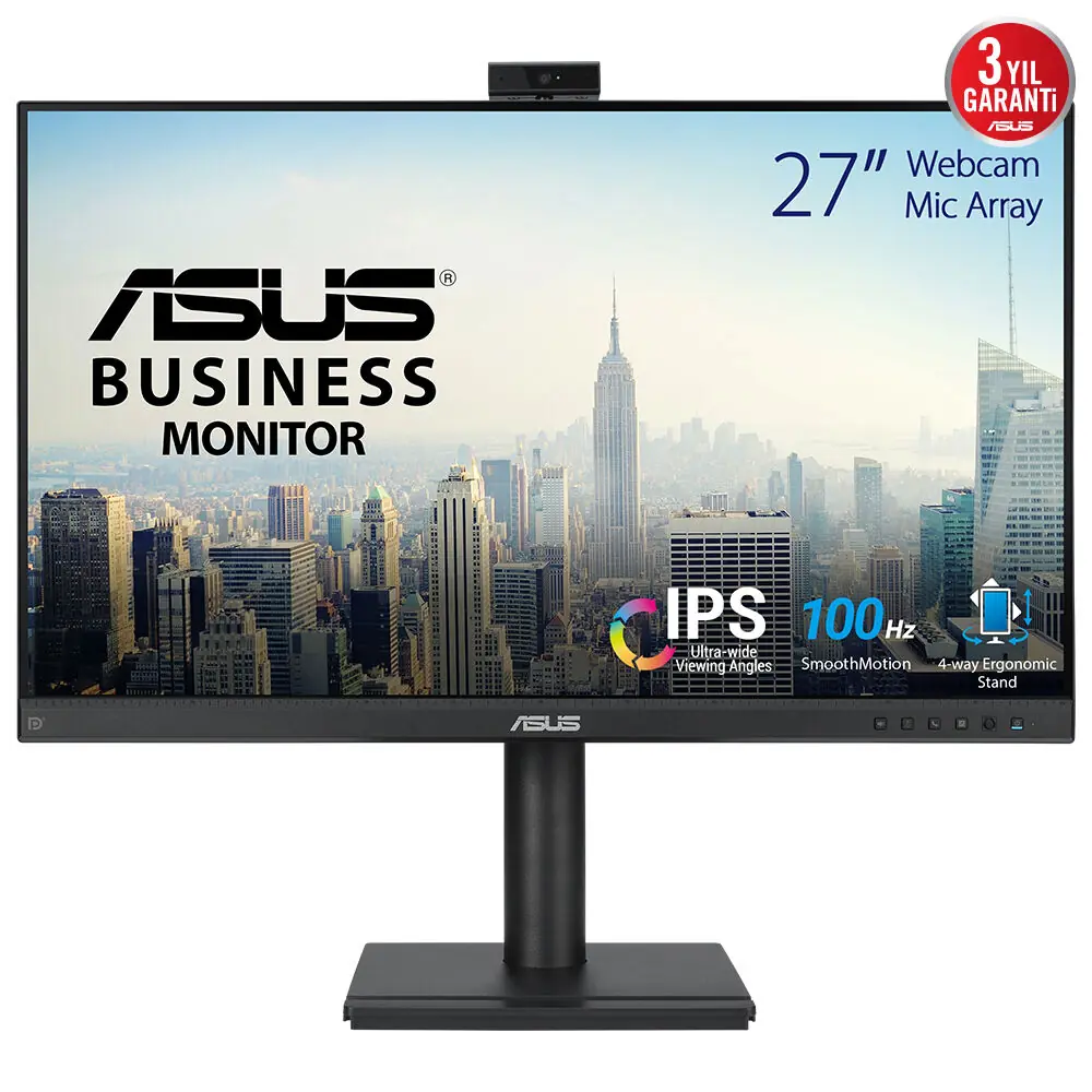 ASUS KURUMSAL BE279QFK 27 IPS WEBCAM  19 1