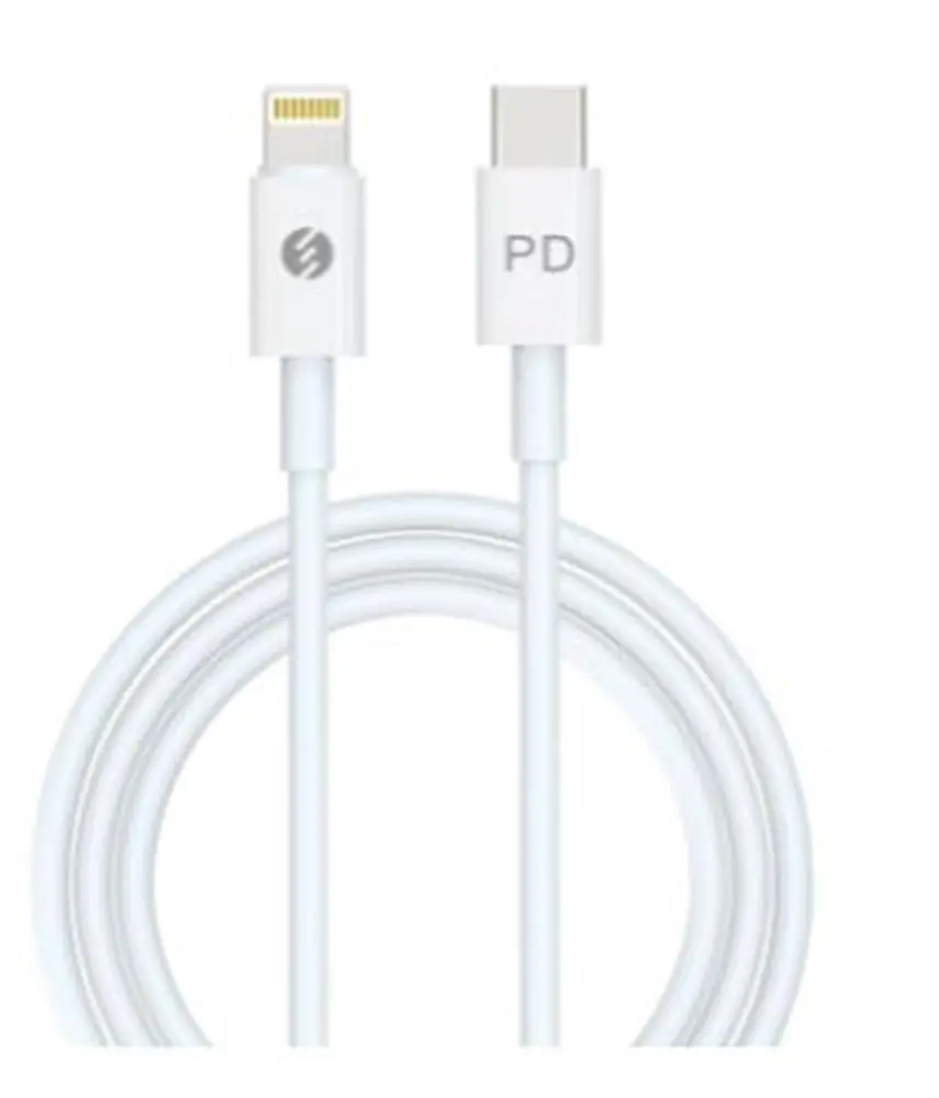 S-link IP-SW21 TypeC to Lightning C94 Lisanslı PD Hızlı Data + Şarj Kablosu 1