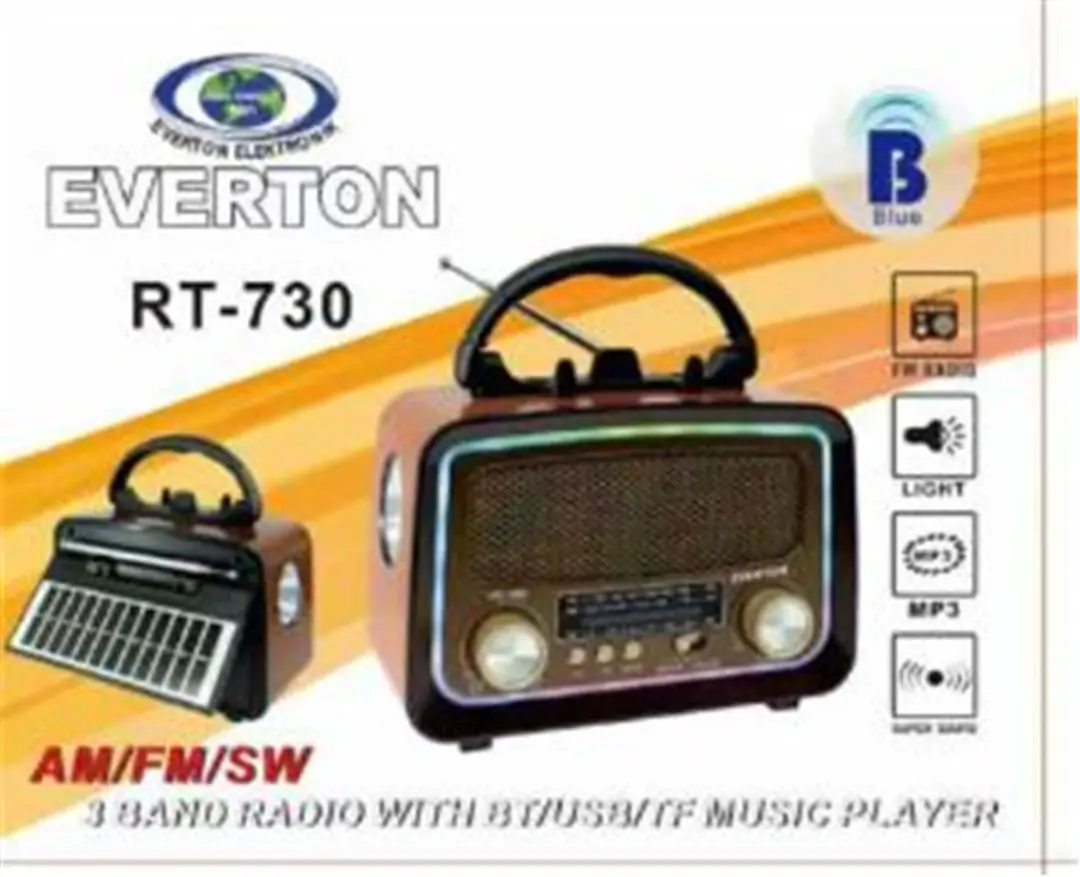 Everton RT-730 Bluetooth Usb-Micro Sd Saatli Nostaljik Radyo 1