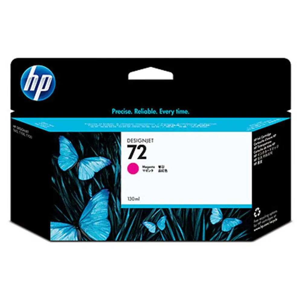 HP 72 Magenta Kırmızı 130ML Plotter Kartuşu C9372A 1