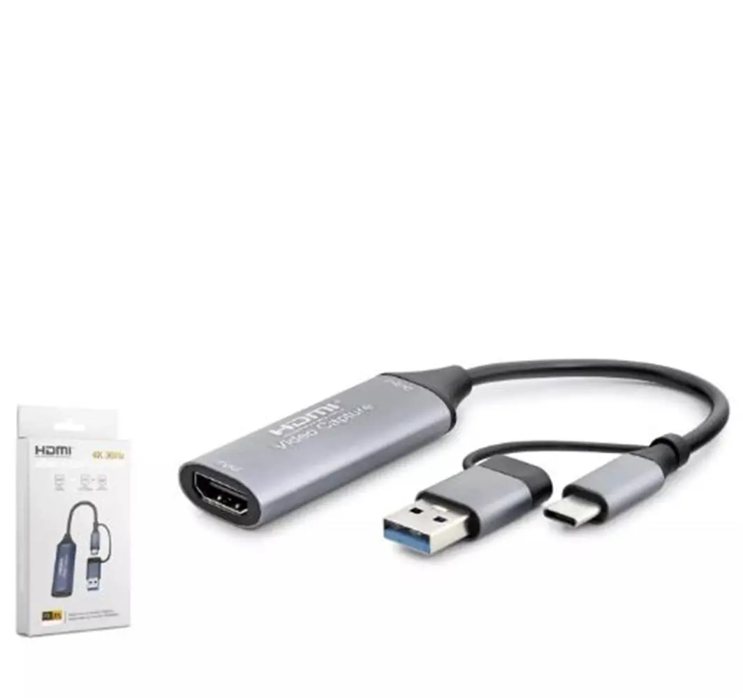 HADRON HDX7844 HDMI VIDEO CAPTURE TYPE-C+USB TO 4K 30HZ 1