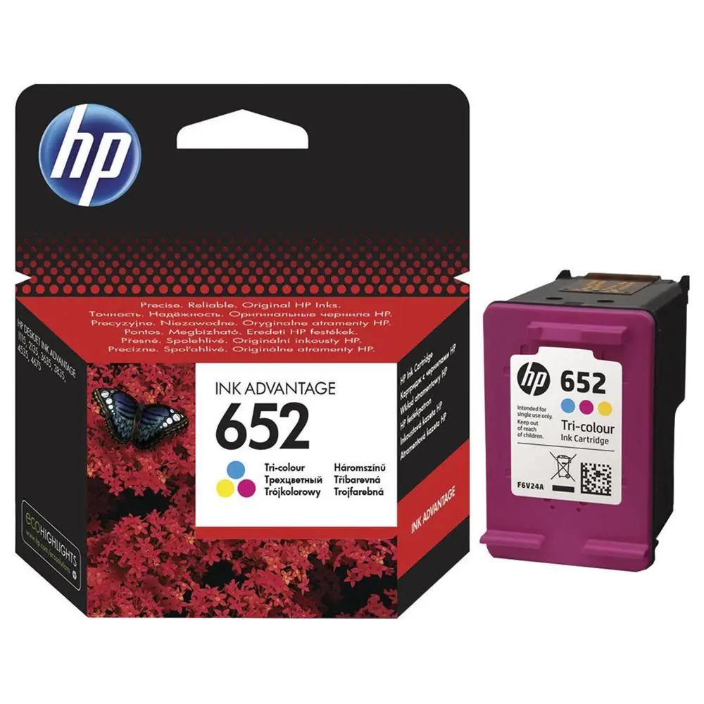 HP F6V24AE (652) UC RENKLI KARTUS 1