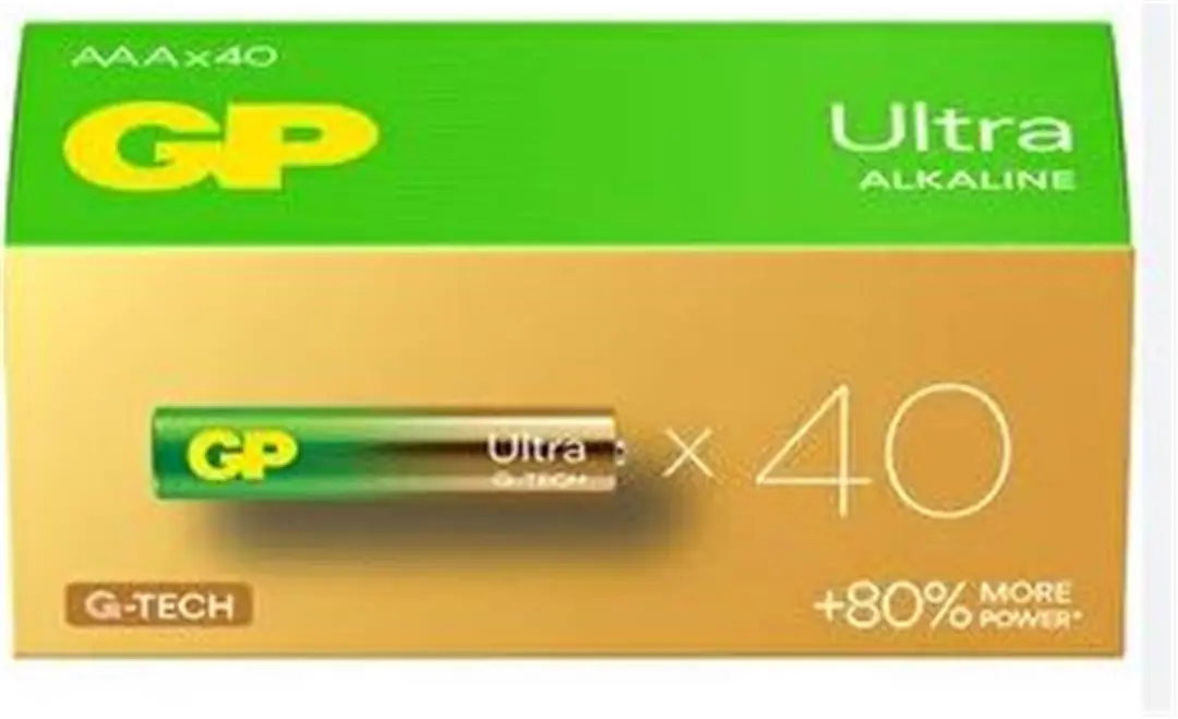 GP G-Tech LR03 AAA Boy Ultra Alkalin İnce Kalem Pil 40'lı Paket GP24AUT-2B40 1