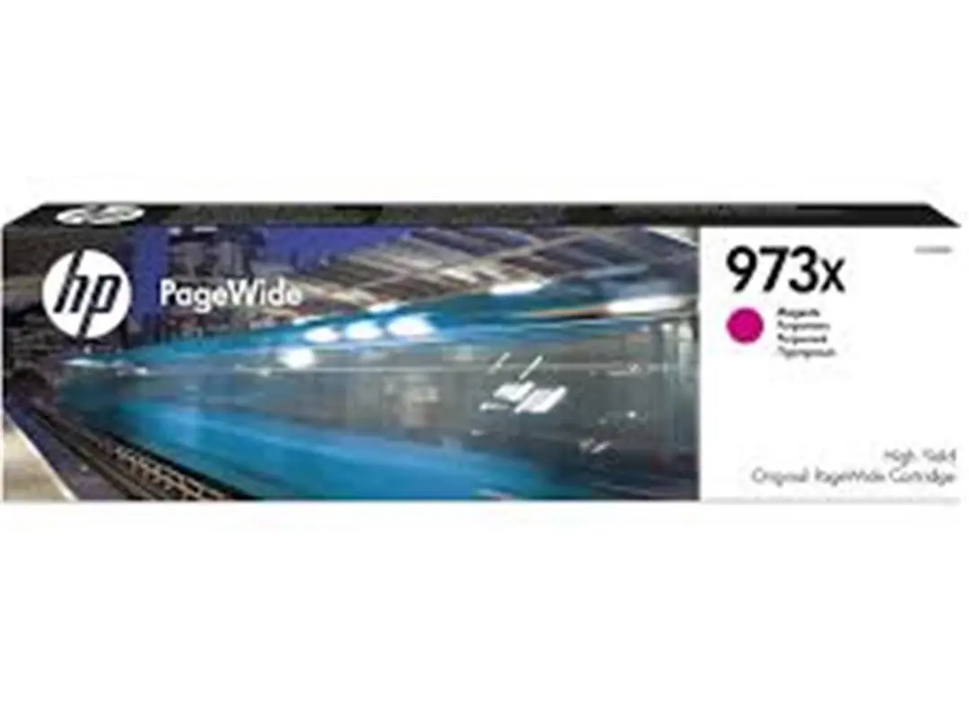 HP 973X Magenta Kırmızı Yüksek Kapasite Pagewide Kartuş F6T82AE 1