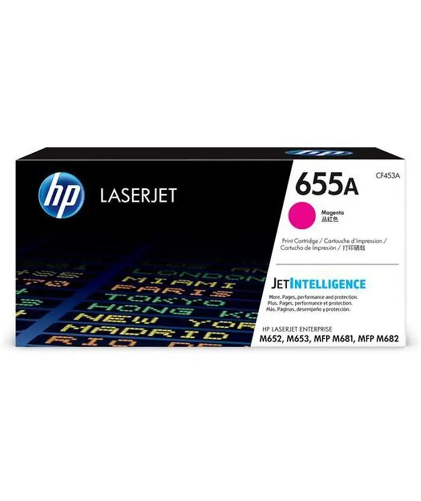 HP 655A Magenta Kırmızı 10.500 Sayfa Toner CF453A 1