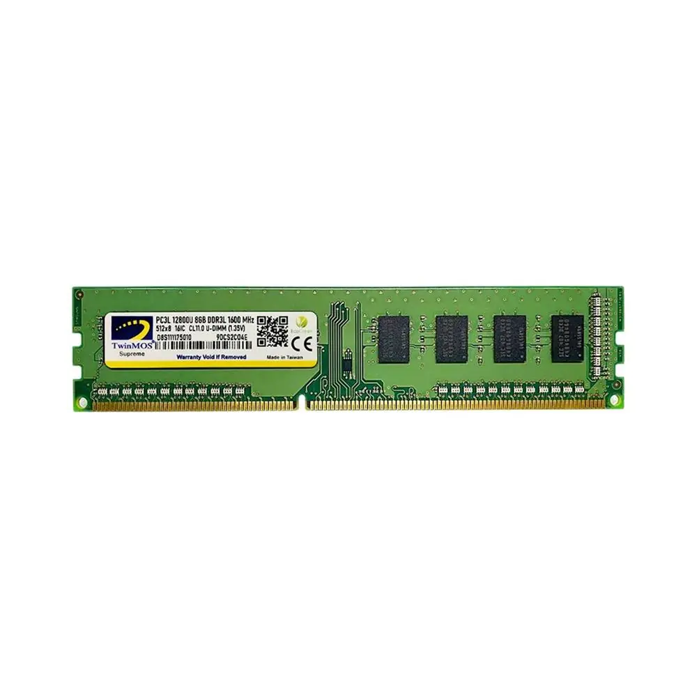 TwinMOS DDR3 8GB 1600MHz 1.35V Low Voltage Desktop Pc Ram (MDD3L8GB1600D)