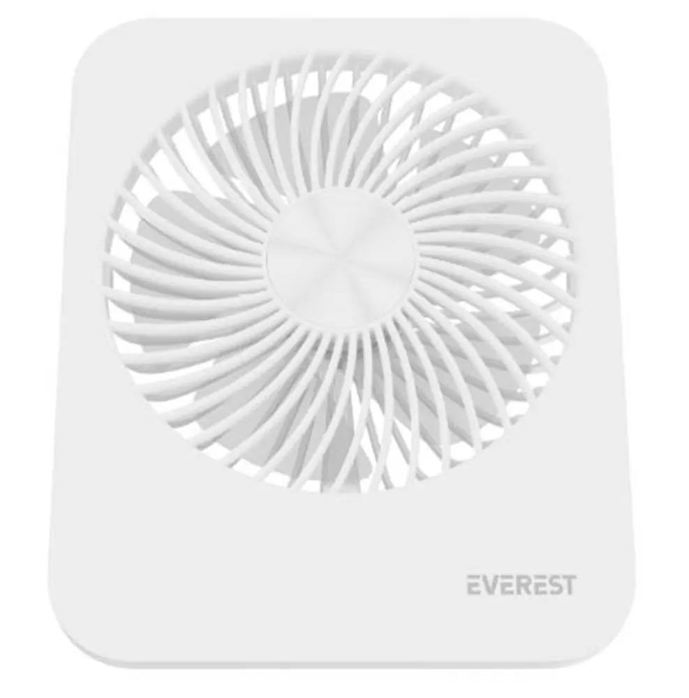 Everest EFN-601 Beyaz 2000mAh 4 Kademeli 4000RPM Hız Metal Ayak Masaüstü Usb Fan 1