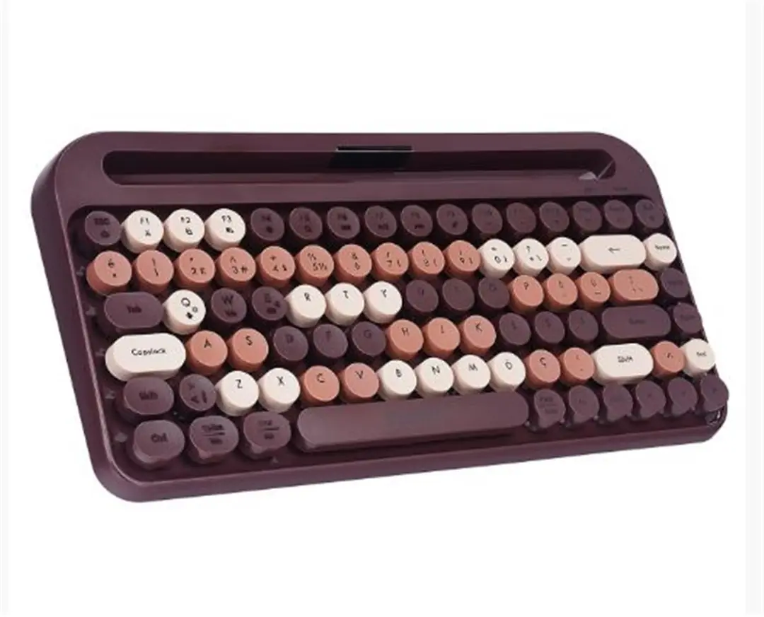 Everest KB-99 MOCHA 2.4G+BT1+BT2 Çoklu Cihaz Bağlantılı Q Kablosuz klavye 1