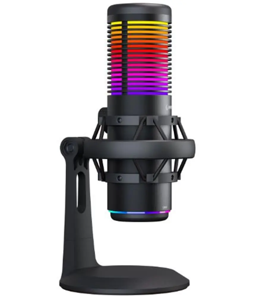 Rampage BEMOL Siyah RGB Shock Mount Masaüstü Mikrofon
