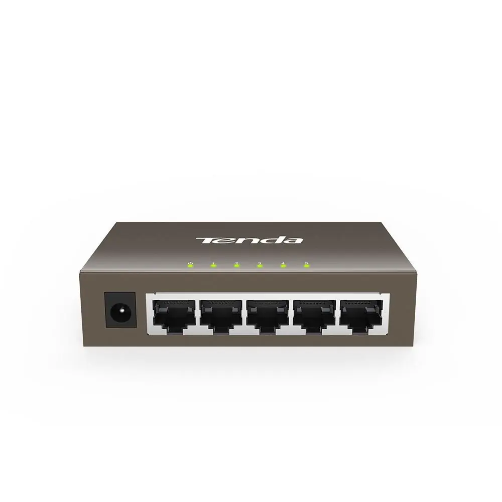 Tenda TEG1005D 5 Port 10-100-1000 Mbps Switch Metal Kasa 1