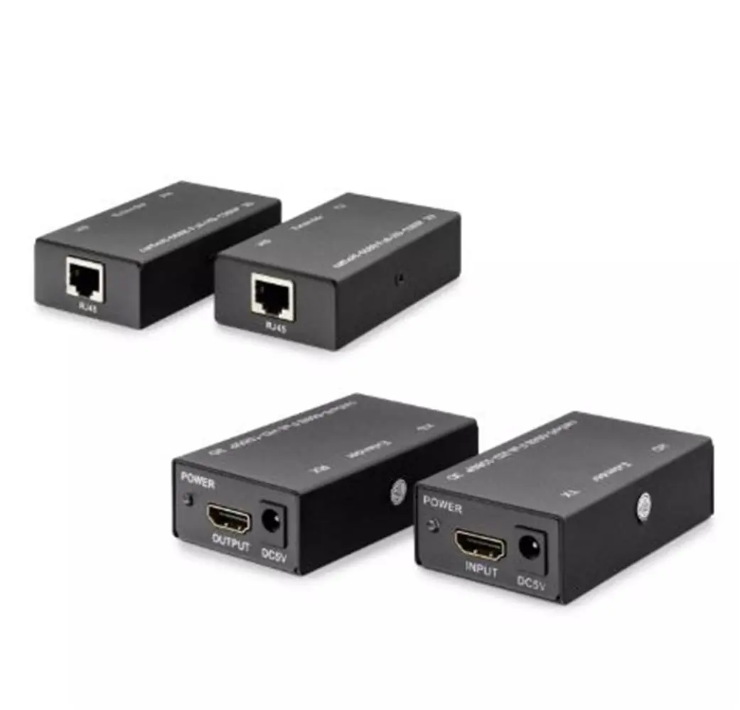 Hadron Hdx1342  60M  Hdmi Extender 1080p ekran 1,65 Gbps Siyah 1