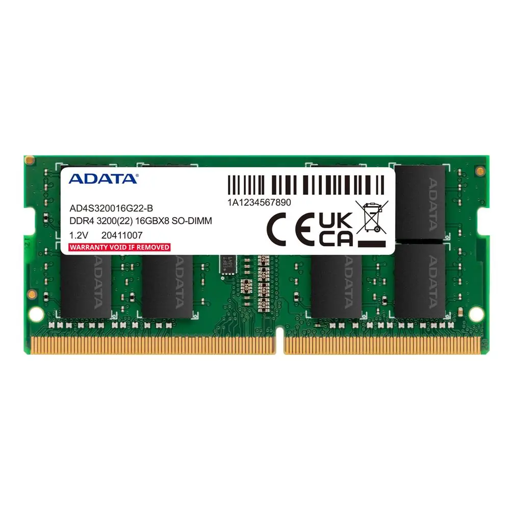 Adata 16GB DDR4 3200MHz 260Pin 1.2V Notebook Ram 1