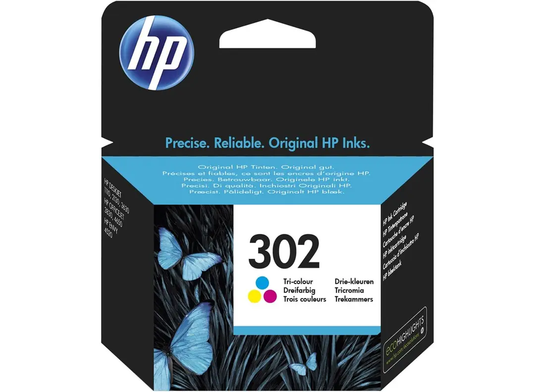 HP 302 Color Renkli Kartuş F6U65AE 1