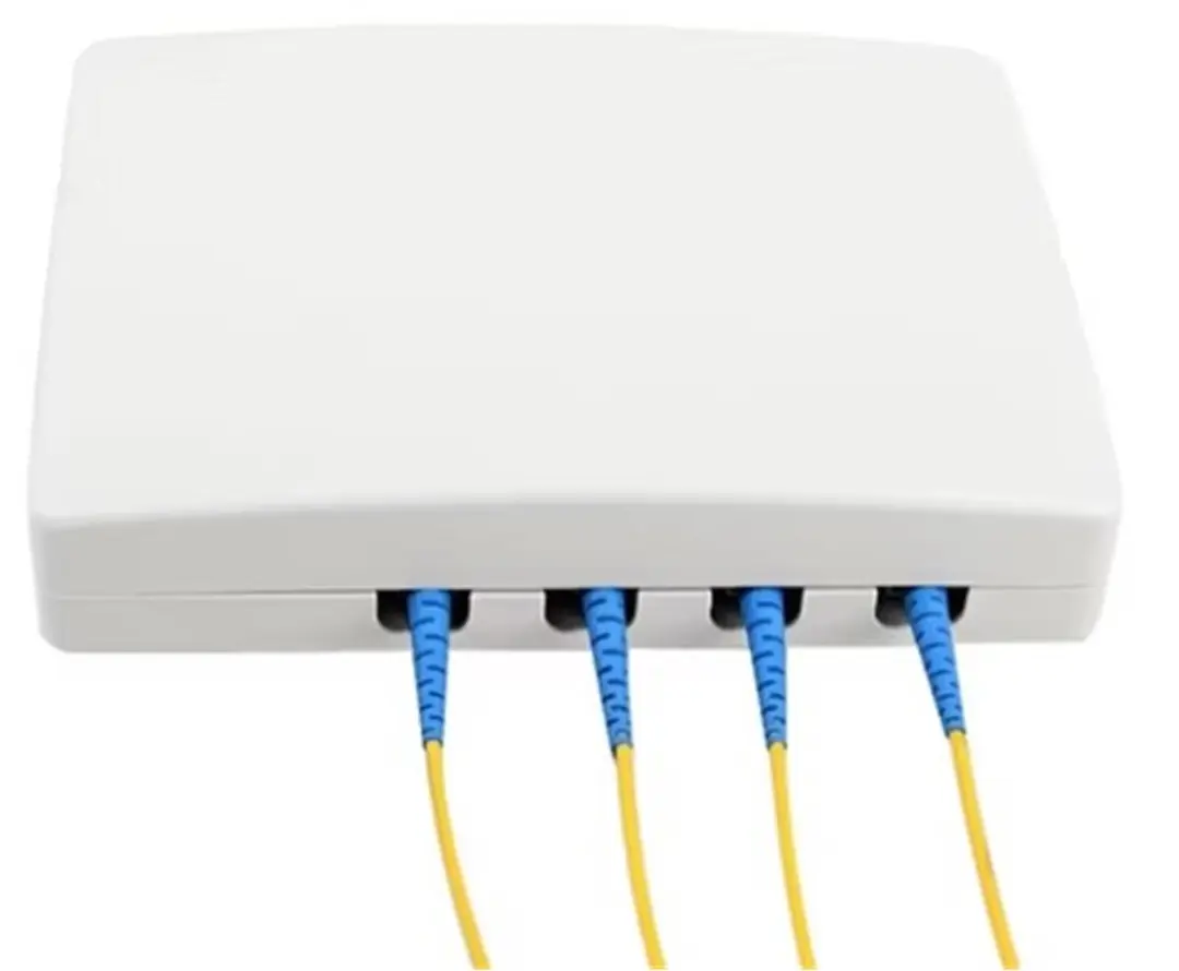 TELDATA TLD-FTTH465 FTTH SONLANDIRMA KUTUSU SIMPLEX-4 PORT-INDOOR-WHITE 1