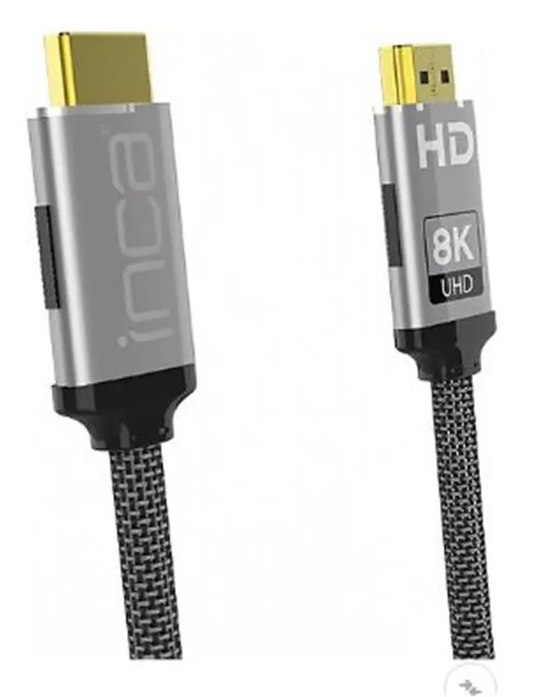 Inca IHM-15T 1.5mt 2.0  Altın Uç Örgülü Kablo Hdmı To Hdmı Kablo 8K 2.1V ( 7680 × 4320 8K) 1