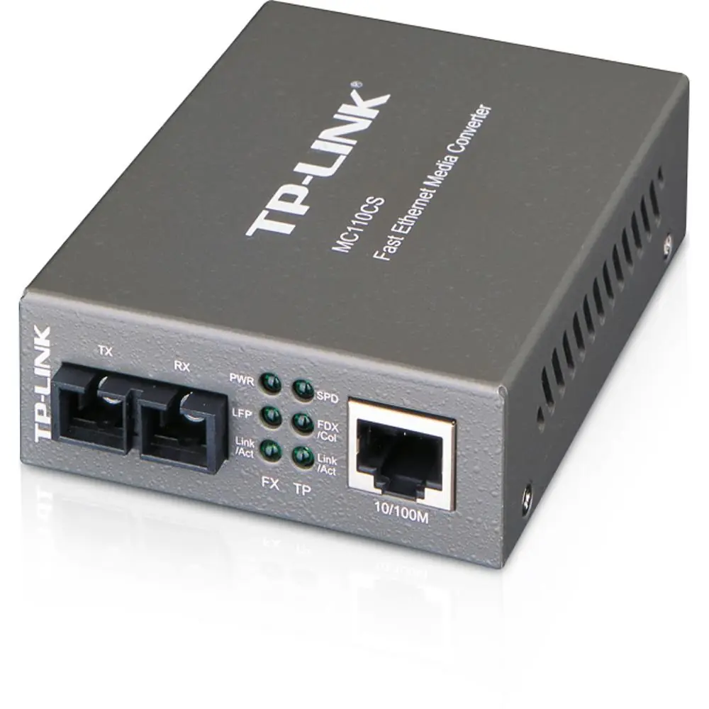 Omada Tp-Link MC110CS Megabit Fast Ethernet Medya Dönüştürücü 1
