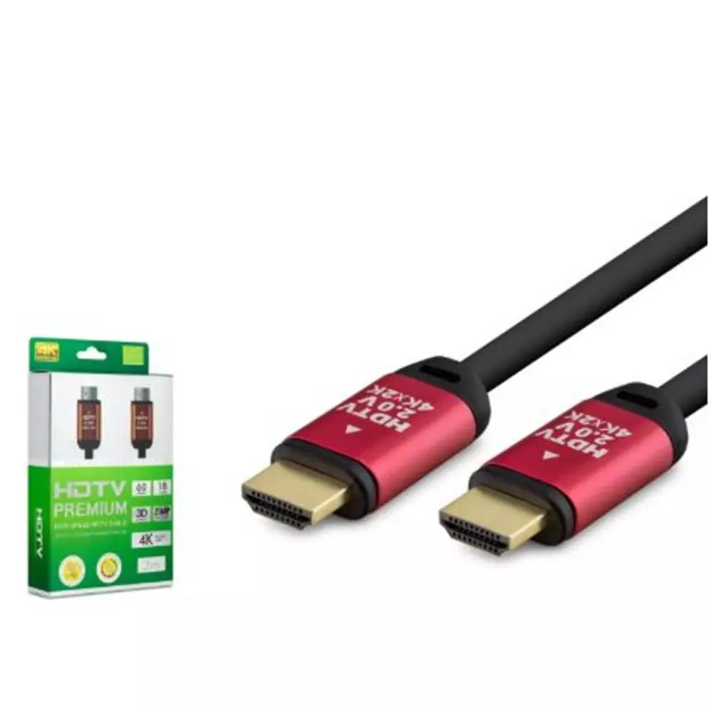 HADRON HDX2038 HDMI KABLO PVC 4K OD8.0 3M SİYAH 1