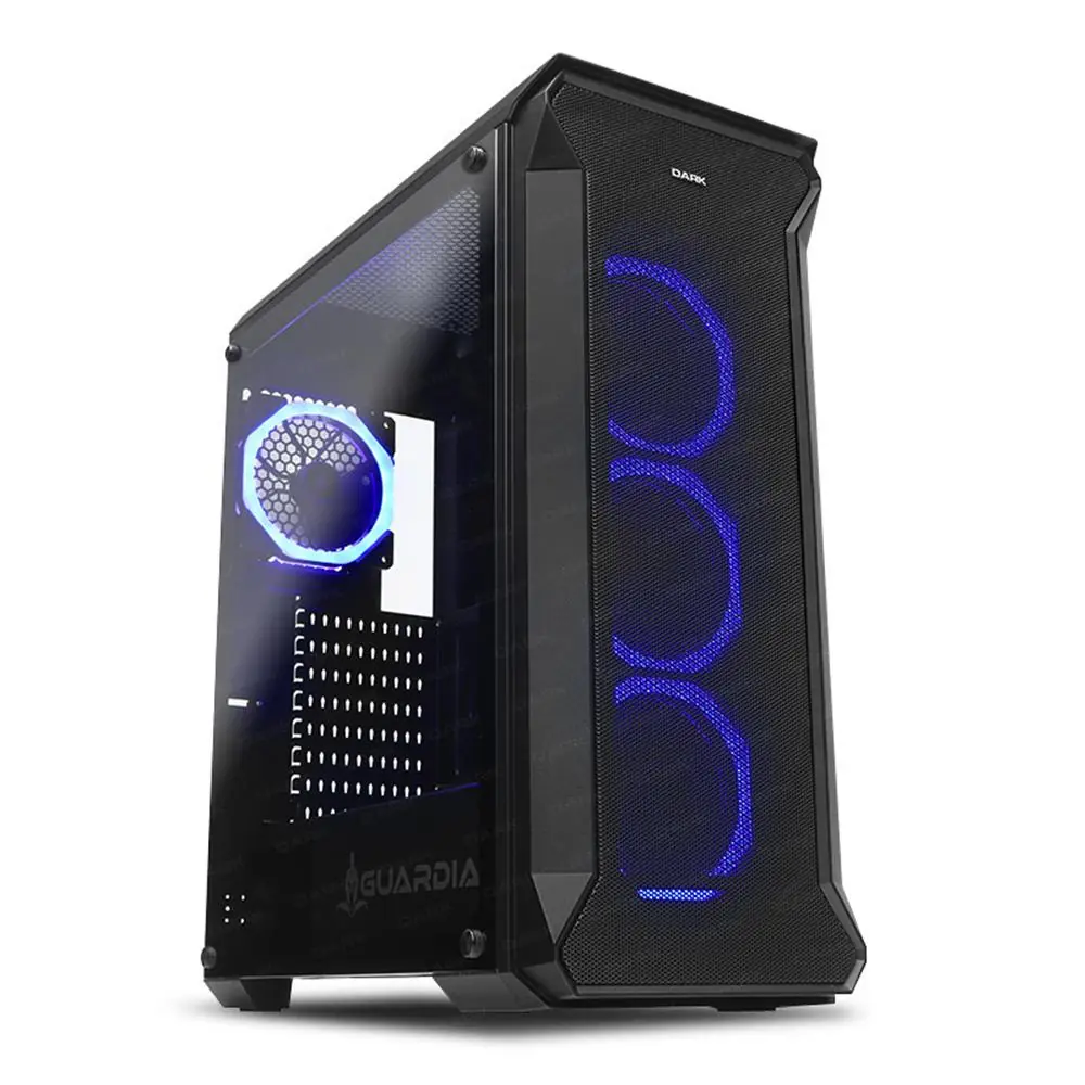 Dark GUARDIAN 4x12cm Dual RGB Fan USB3.0 T-Glass ATX Oyuncu Kasası 1